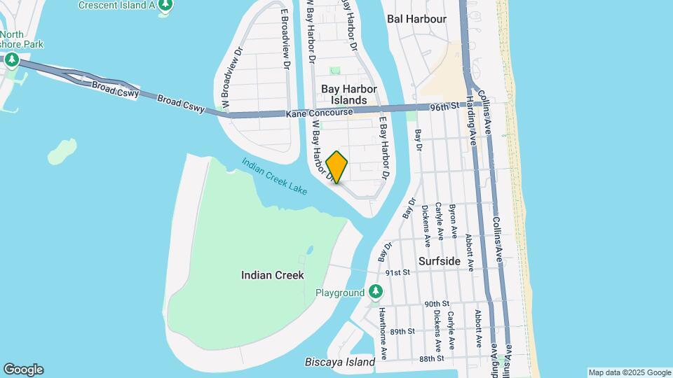 9200 W Bay Harbor Dr Map and Location Details