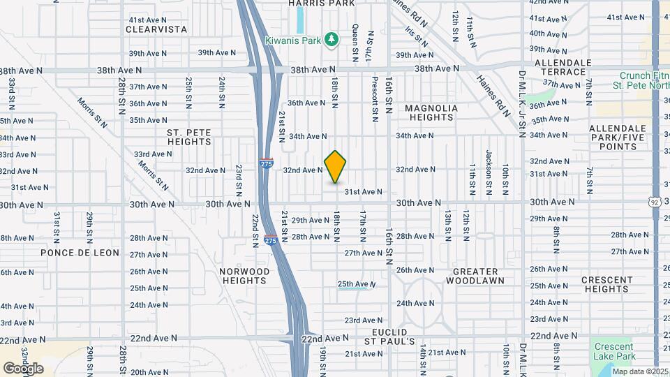 1801 31st Ave N Map and Location Details