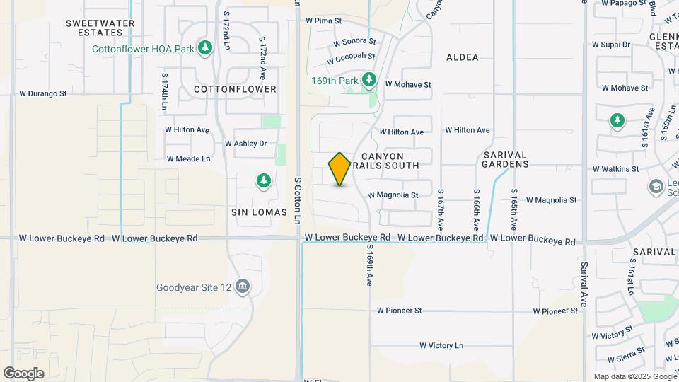 16981 W Hammond St Map and Location Details