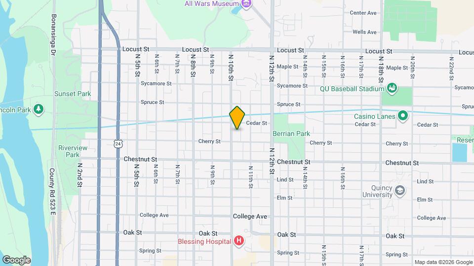 1120 N 10th St, Unit 1120 N 10th St. REAR Mapa y Detalles de la Ubicación