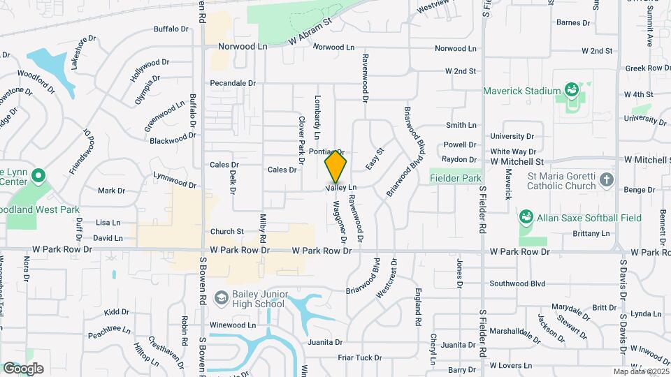 710 Valley Ln Map and Location Details