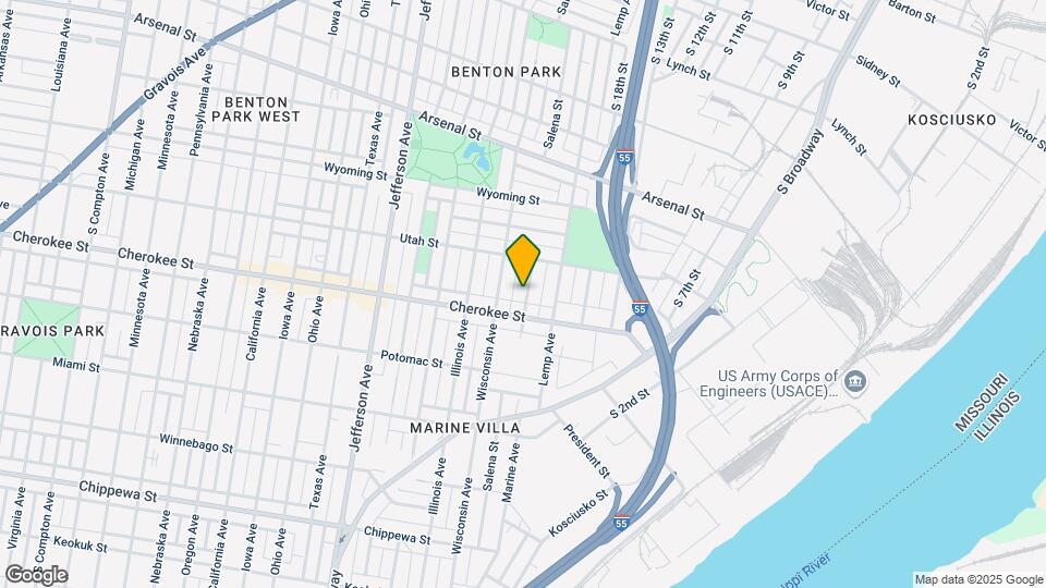 3337 Salena St Map and Location Details
