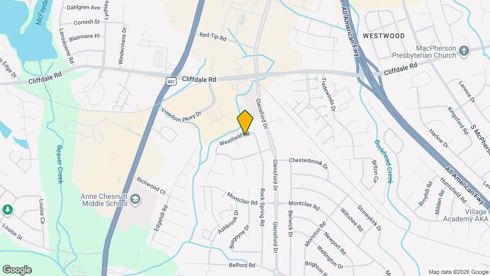 4509 Westfield Rd Map and Location Details