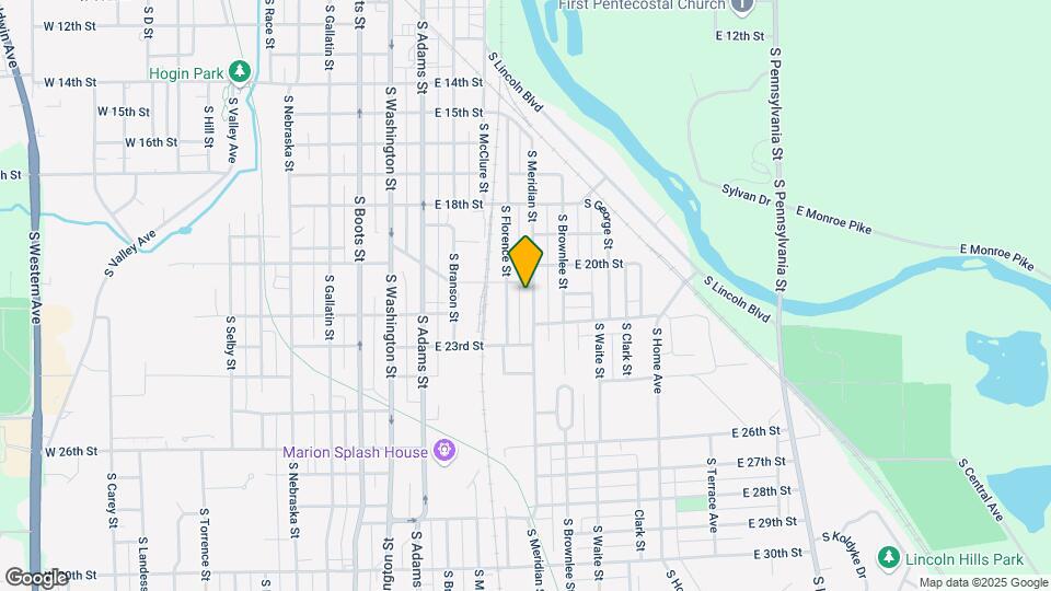 2036 S Meridian St Map and Location Details