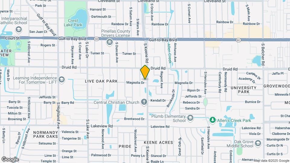 1784 Magnolia Dr Map and Location Details