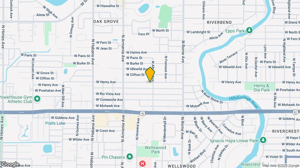 2104 W Henry Ave Map and Location Details