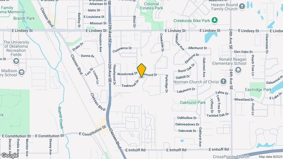 1424 Teakwood Dr Map and Location Details