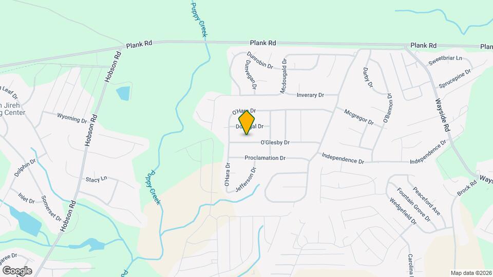 2640 O'Glesby Dr Map and Location Details