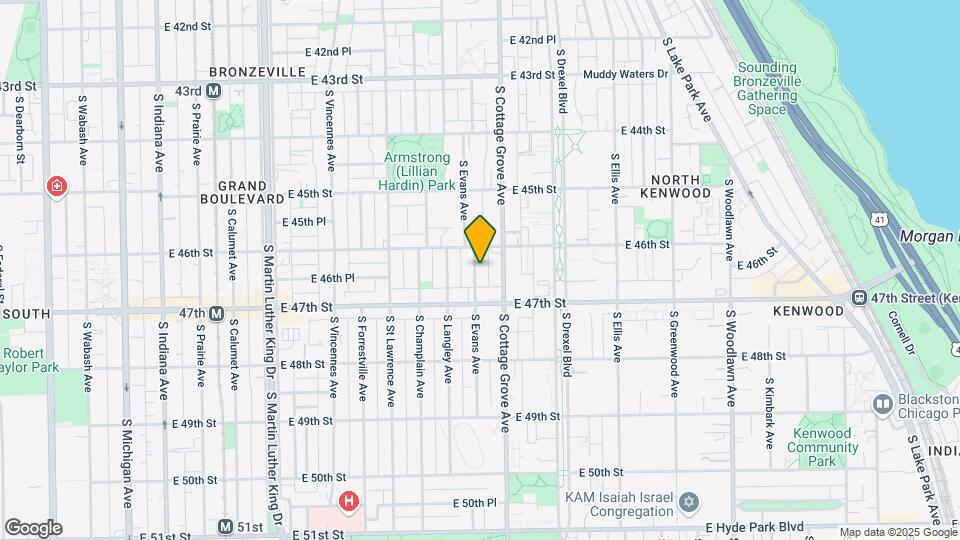 4623 S Evans Ave Map and Location Details