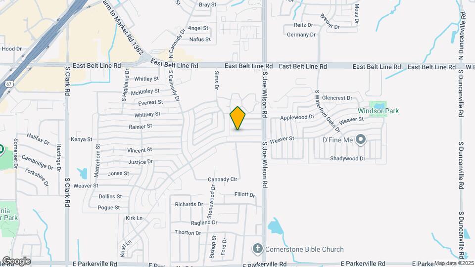 901 Worden Dr Map and Location Details