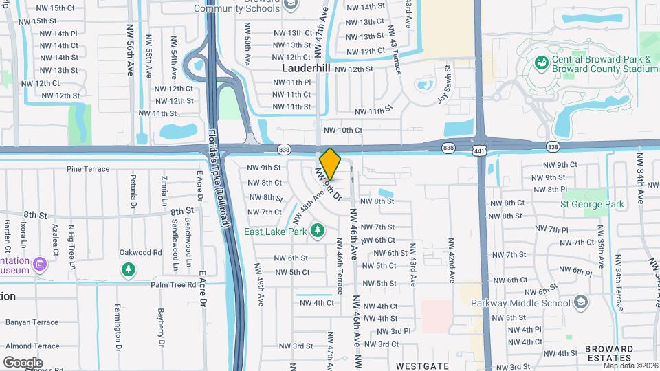 4803 NW 9th Dr Map and Location Details