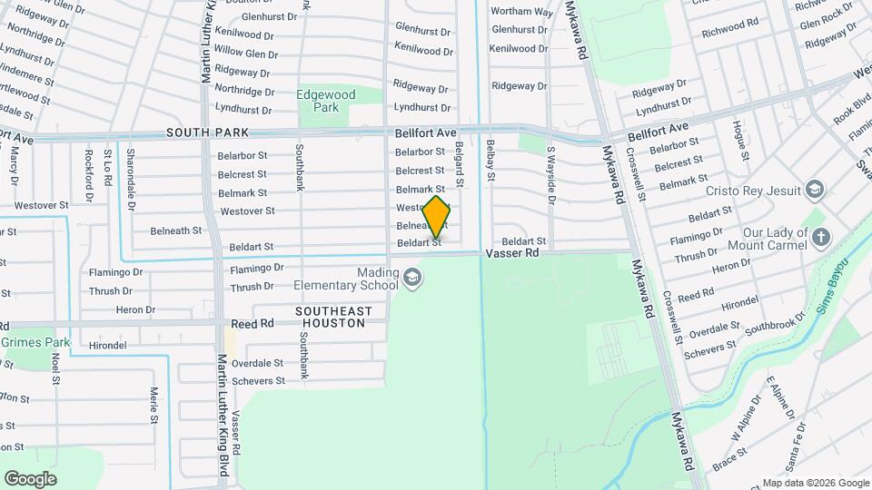 5946 Beldart St Map and Location Details