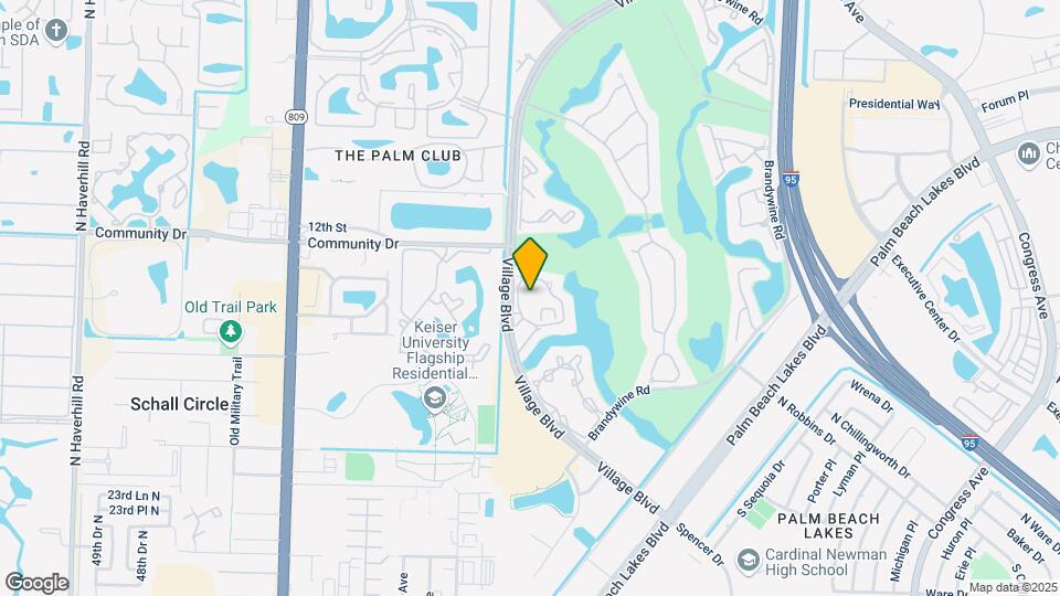 16104 Glenmoor Dr Map and Location Details