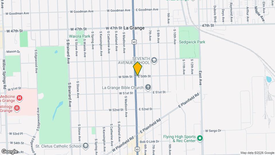 801 S La Grange Rd, Unit 1W Map and Location Details