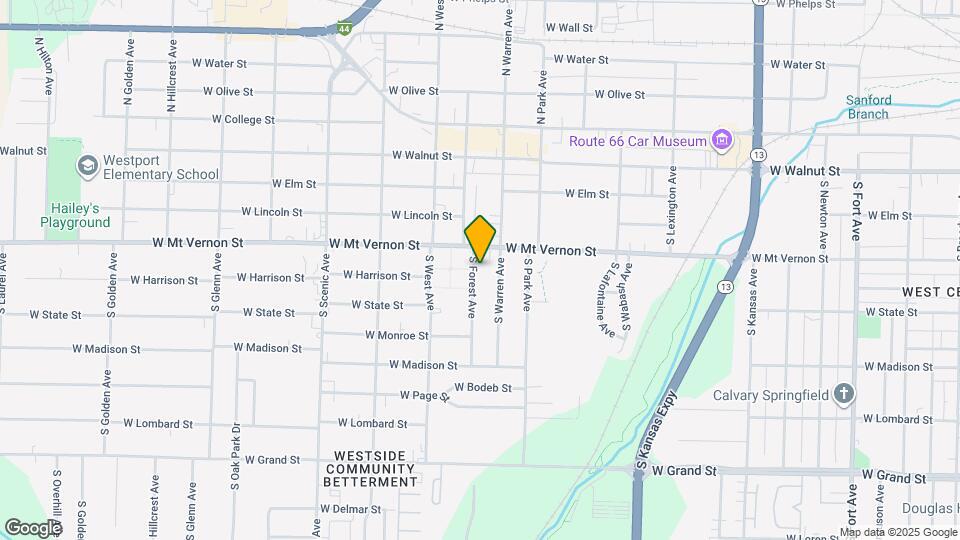 626 S Forest Ave Map and Location Details