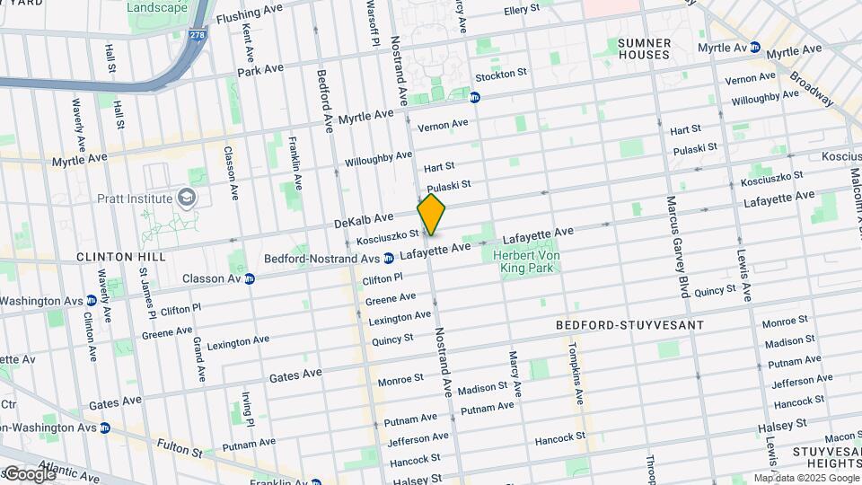 253-255 Nostrand Ave Map and Location Details