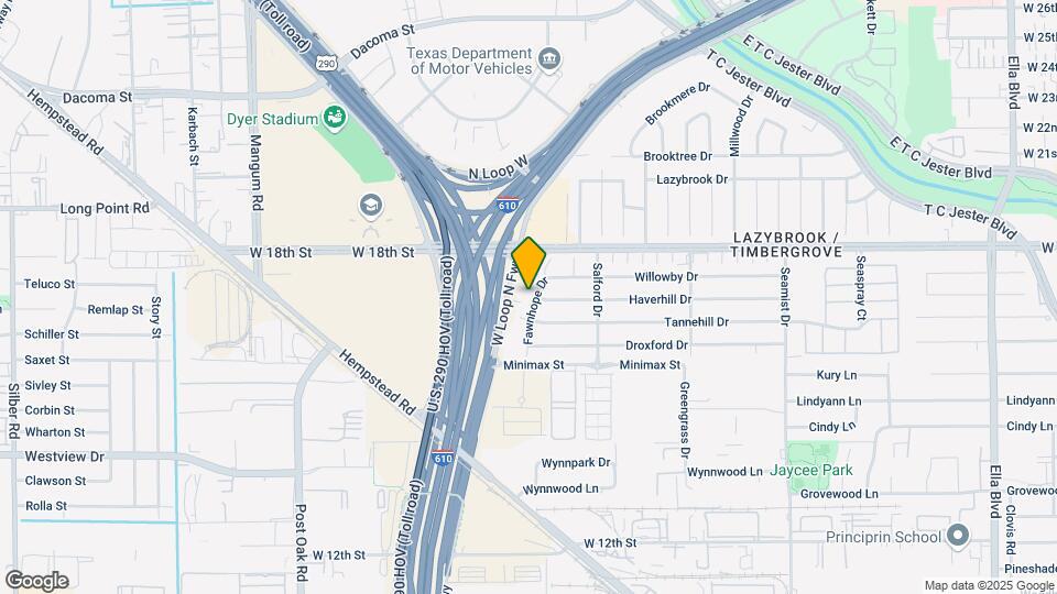 1647 Fawnhope Dr Map and Location Details