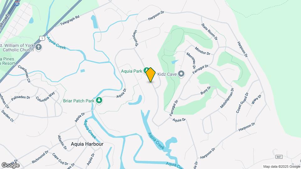 2125 Aquia Dr Map and Location Details