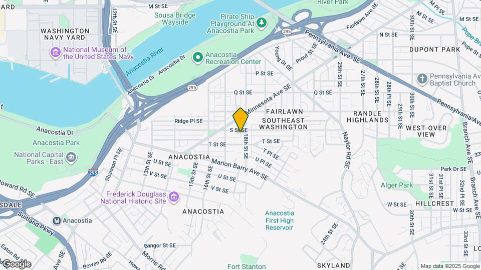1731 S St NW Mapa y Detalles de la Ubicación