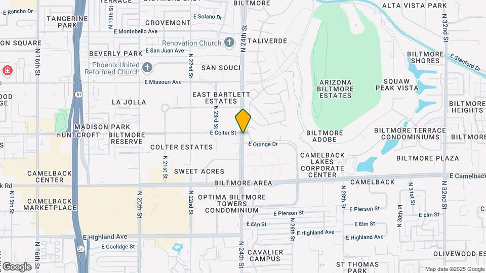 5227 N 24th St Map and Location Details