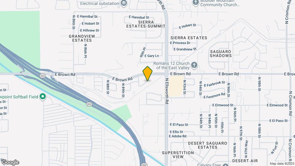 9039 E Fox St Map and Location Details