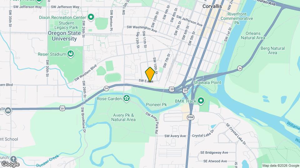 1072 SW E Ave, Unit 03 Map and Location Details