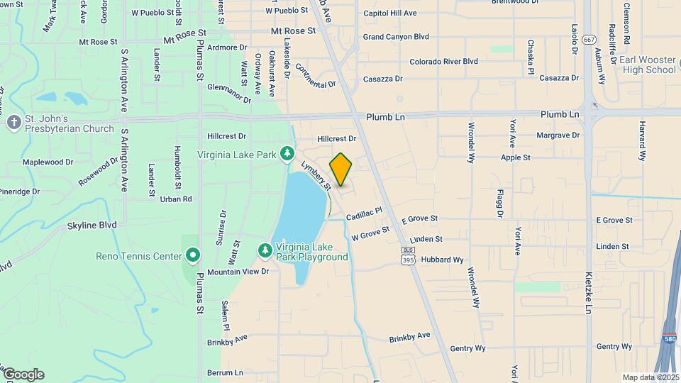 2280 Virginia Lake Way Map and Location Details