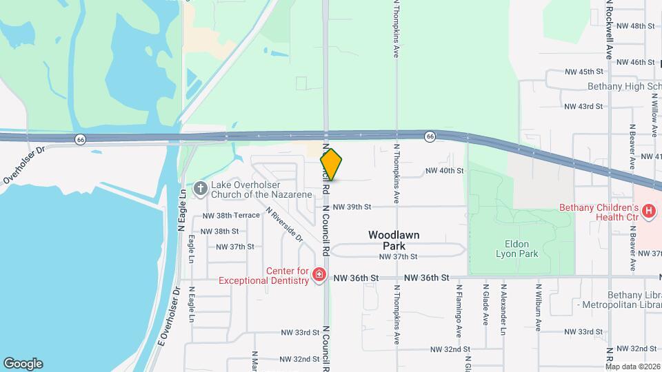 7934 NW 40th St Map and Location Details