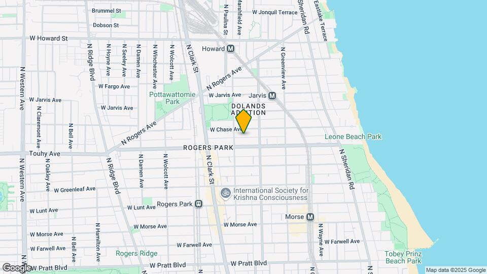 1635 W Chase Ave, Unit 1 Map and Location Details