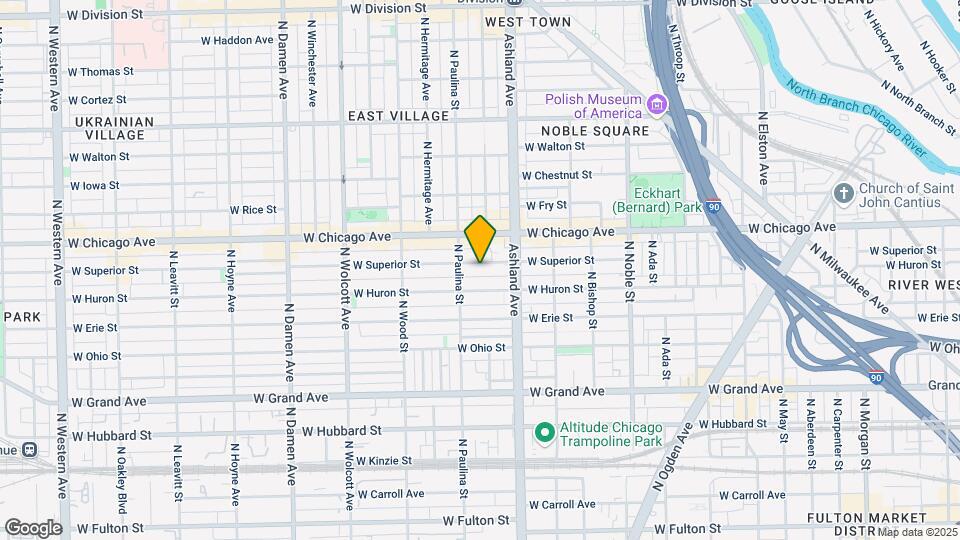 1639 W Superior St Map and Location Details