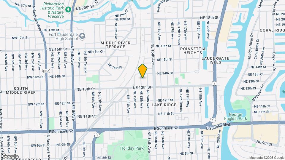 1324 NE 13th Ave, Unit Marco Map and Location Details
