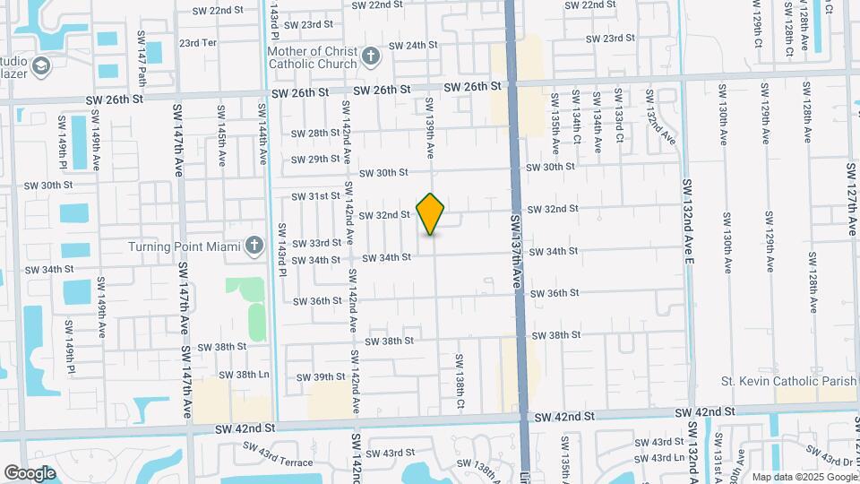 3340 SW 139th Ave-Unit -1 Map and Location Details