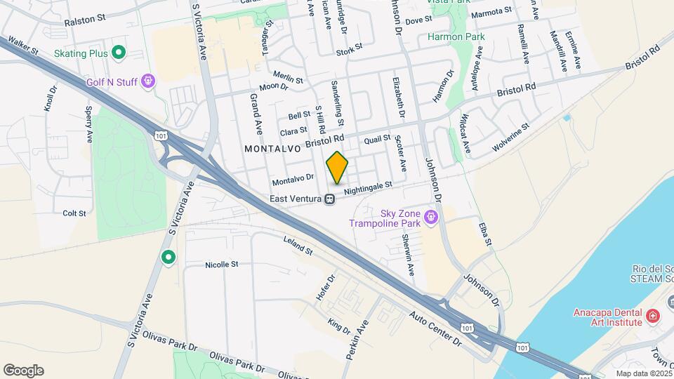 6353 Nightingale St Mapa y Detalles de la Ubicación