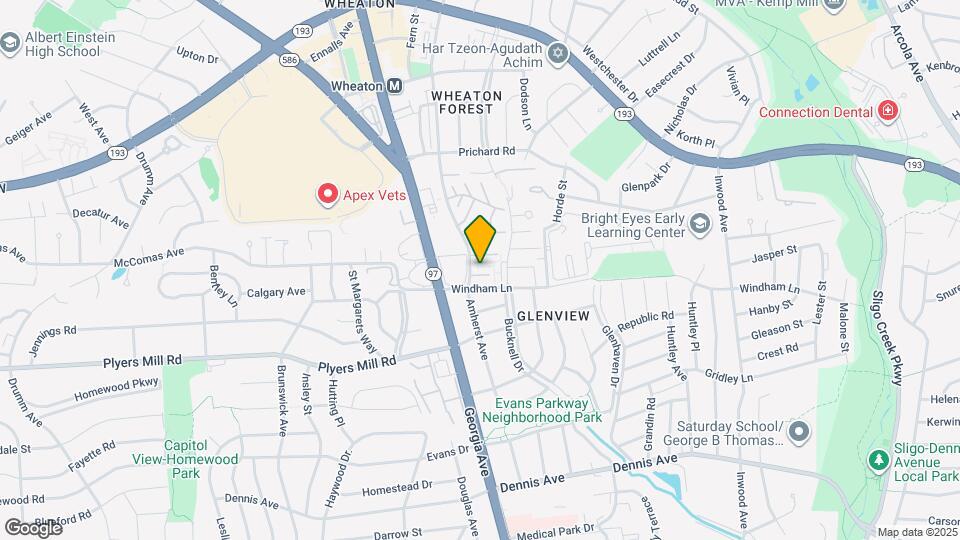 10825 Amherst Ave Map and Location Details