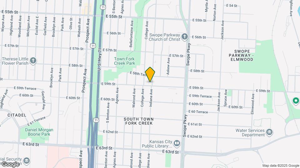 3316 E 59th St Map and Location Details