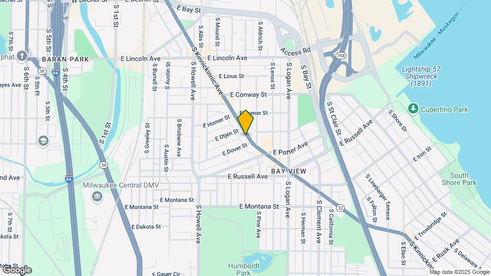 2571 S Kinnickinnic Ave, Unit 11 Map and Location Details