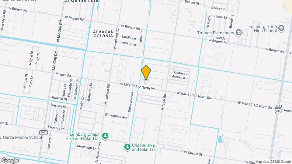 1809 W Broome St Map and Location Details