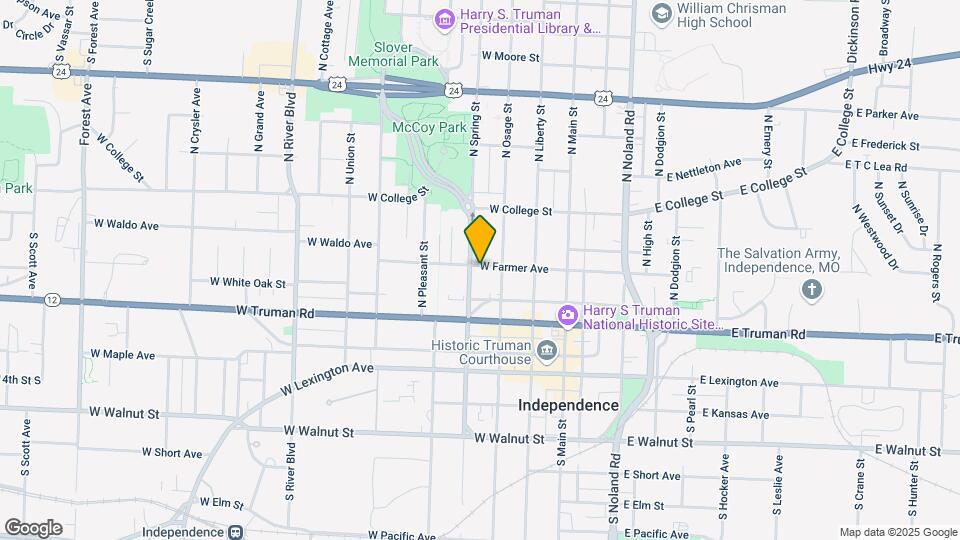 317 W Farmer St Map and Location Details