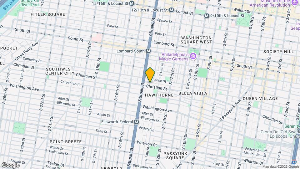 1339 Christian St Map and Location Details