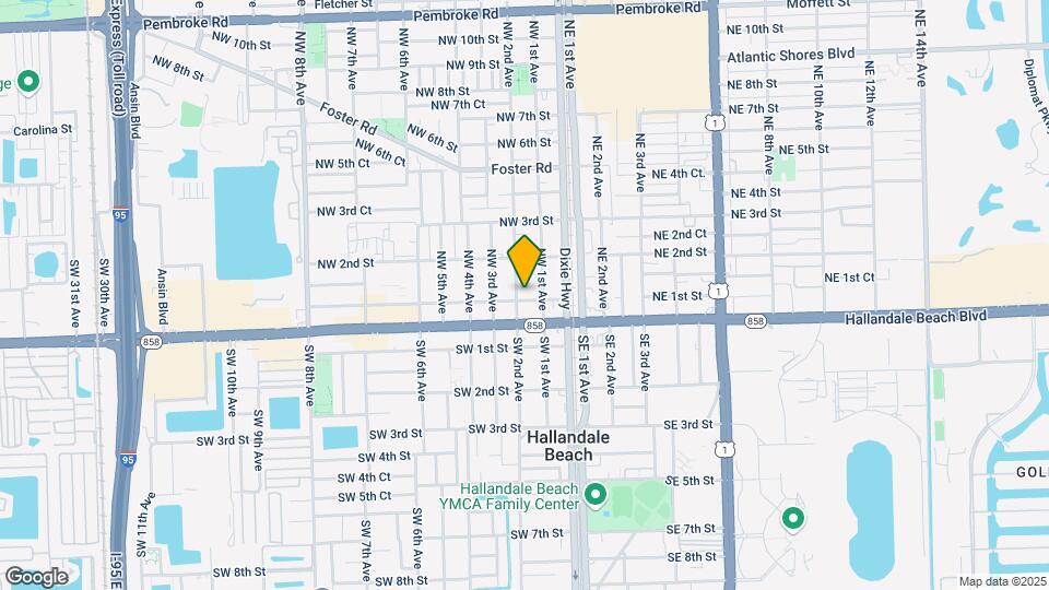 116 NW 1st St Map and Location Details