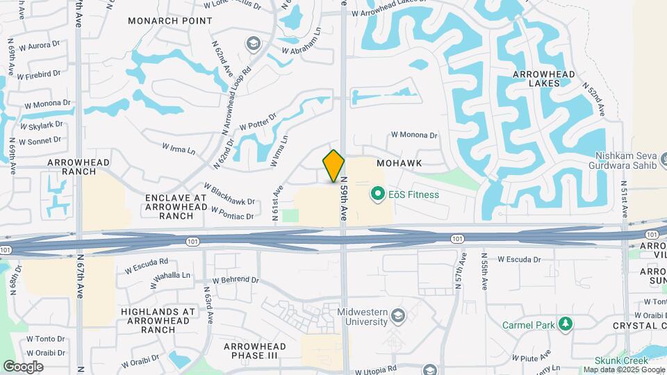 5905 W Blackhawk Dr Map and Location Details