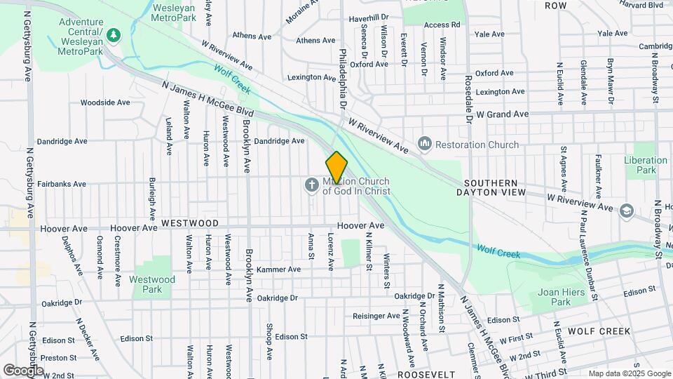 555 Cedarhurst Ave Map and Location Details