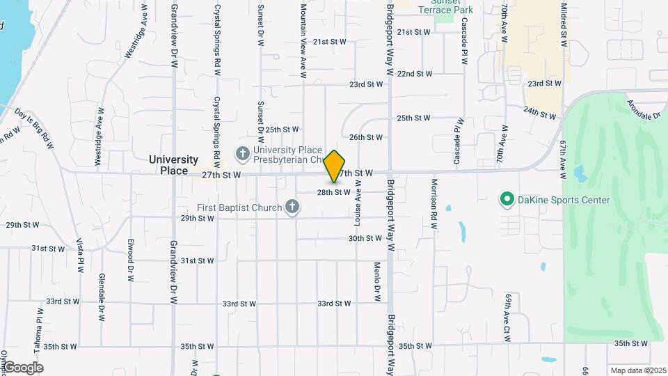 7637 28th St W Map and Location Details