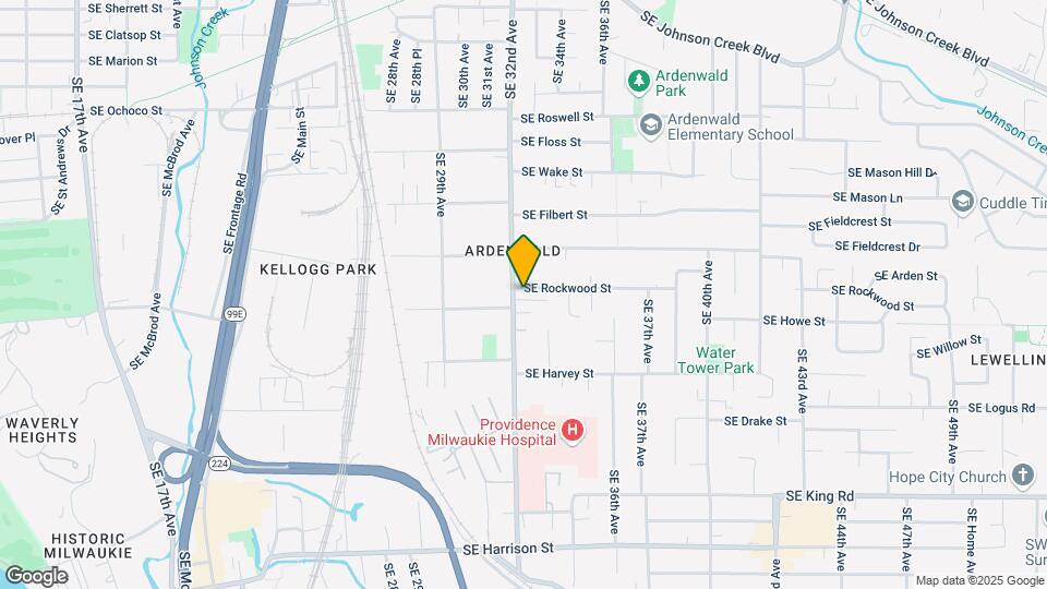 3224 SE Rockwood St, Unit 3224 Map and Location Details