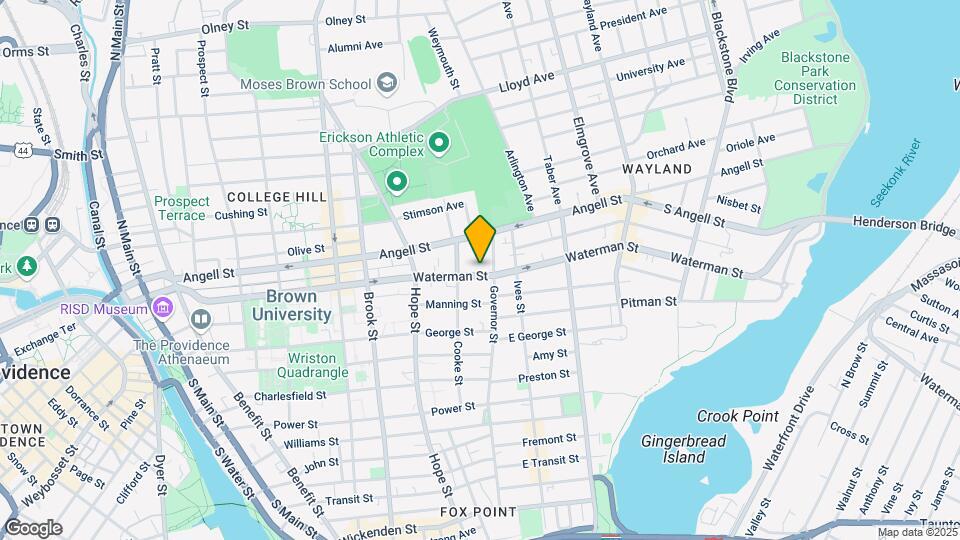 160 Waterman St, Unit 12 Map and Location Details