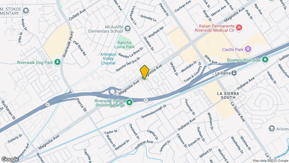 11394 Magnolia Ave Map and Location Details