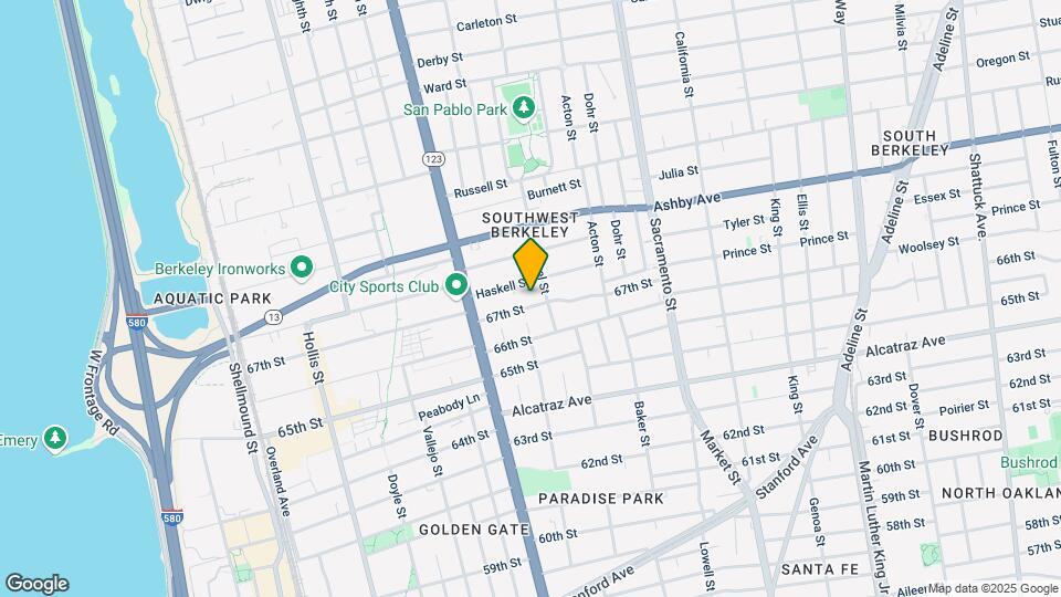 1054 67th St Map and Location Details