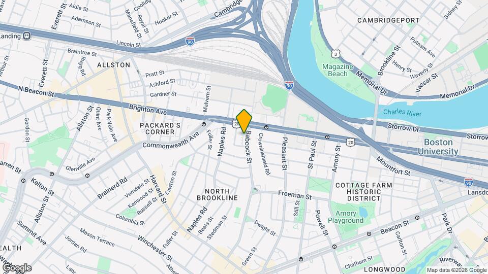 222-224 Babcock St Mapa y Detalles de la Ubicación
