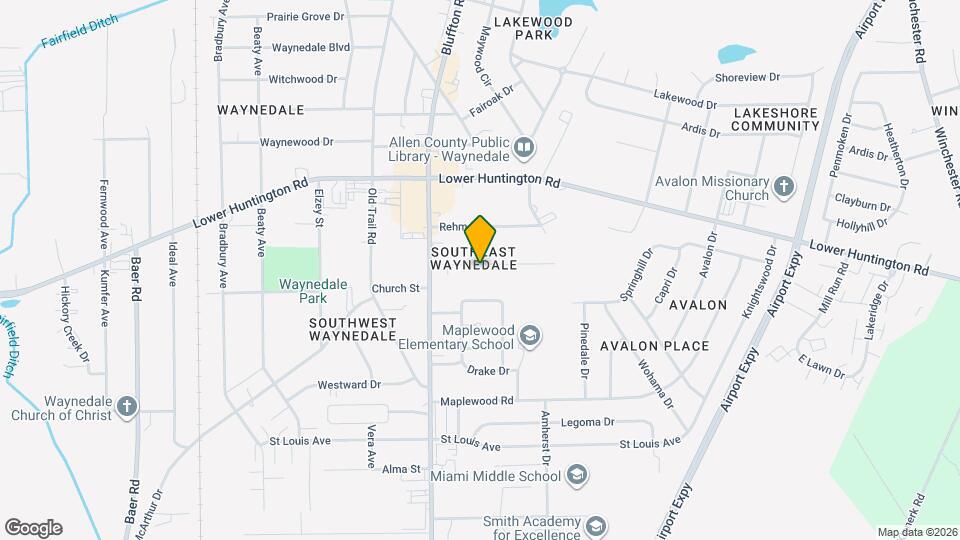 2219 Dale Dr Map and Location Details