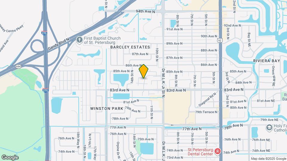 1327 84th Ave N Map and Location Details